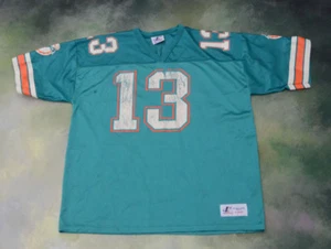 Maglia Vintage Logo Athletic NFL Miami Dolphins Dan Marino #13 Taglia XL. - Foto 1 di 3