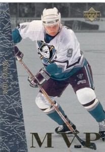 Paul Kariya 1996 Upper Deck "MVP" #UD10 Anaheim Ducks