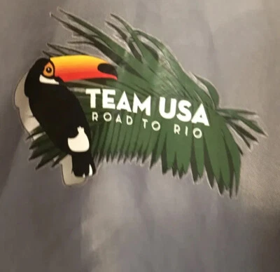 Куртка ветровка мужская Olympic Team USA L Road To Rio 2016 серая - Изображение 1 из 4