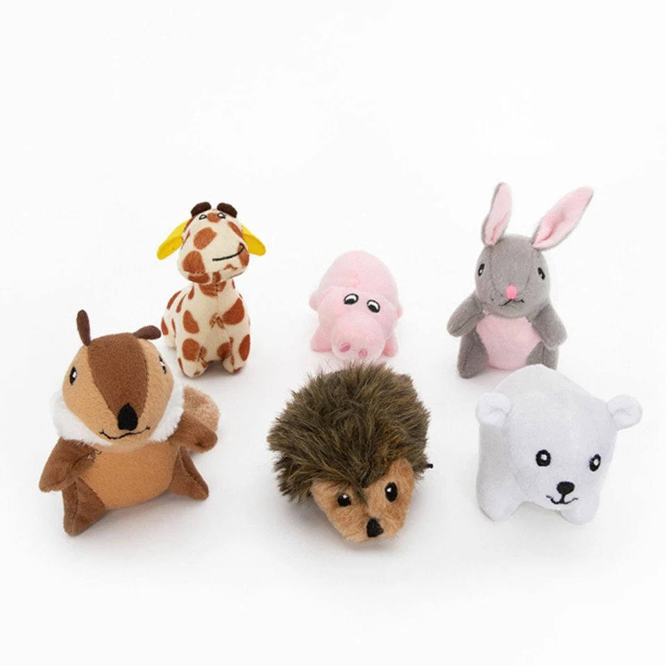 Zippy Paws Miniz Multipack Squeaker Dog Toys with 6 Mini Toys - Image 1 of 1