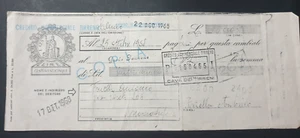 Cambiale Credito Commerciale Tirreno Cava dei Tirreni 1968 (VR214) - Foto 1 di 2