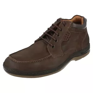 Herren Anatomic & Co Brown Leather Schnürer Stiefeletten FRANCISCO / 101070 - Picture 1 of 11
