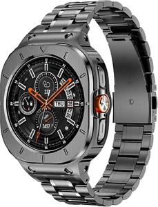 Stainless Steel Bands with Case Compatible with Samsung Galaxy Watch Ultra 47Mm, - Picture 1 of 7