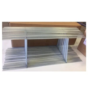 100 Metal Stakes 24 inch Double H-Frame 10x24 inch 9gauges galvanized wire - Picture 1 of 12