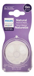 Philips Avent Natural Response Nipple Flow 1 2 Ct. Baby Bottle - Picture 1 of 1