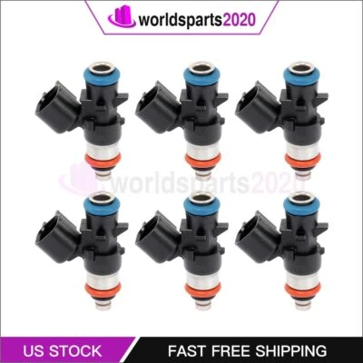 6 inyectores de combustible para Chrysler 200 300 Town & Country 3,6 L 2011 2012 5184085AC Foto 1 de 4