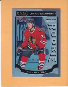 RYAN HARTMAN #M3 2015-16 O-PEE-CHEE PLATINUM ROOKIE RAINBOW CHICAGO BLACKHAWKS - Imagen 1 de 2