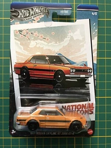 Hot Wheels 1971 Nissan Skyline HT 2000 GT-R NATIONAL ICONS Silver Series Neu OVP - Bild 1 von 3