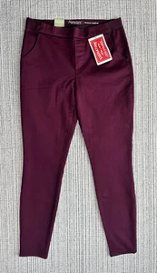 NWT Levi Strauss Signature Womens 8 Maroon Modern Ankle Jegging Stretch Soft - Picture 1 of 20