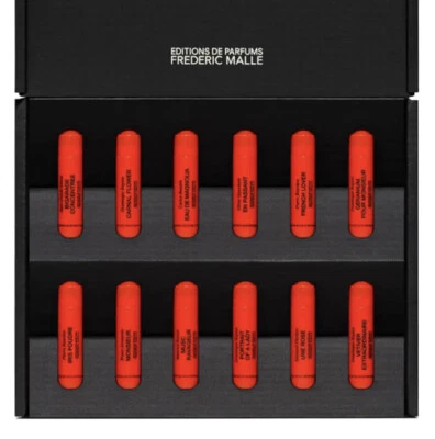 Muestra de perfume llena de fábrica Frederic Malle 0,04 oz/1,2 ml cada uno 100 % AUTÉNTICO  Foto 1 de 4