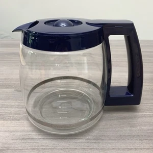 Jarra de vidrio de repuesto para cafetera Cuisinart de 12 tazas azul marino DCC-1200 OEM - Imagen 1 de 17