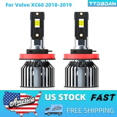 Kit de bombillas LED haz alto/bajo 6000 k para Volvo XC60 2018-2019 H8/H9/H11 Foto 1 de 4