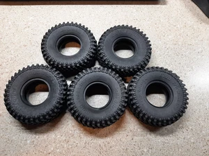 RC4WD Mud Thrashers 1.55 Scale Tires (5)  With Foams Set of 4 + Spare - Picture 1 of 6