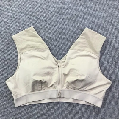 Tommie Copper Sports Bra Womens 3XL Front Zip Shoulder Support Copper Znergy - Image 1 of 4