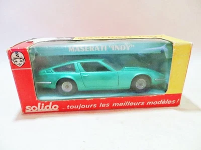 SOLIDO 185 'MASERATI INDY'. VERDE METÁLICO. 1:43. EXCELENTE/EN CAJA. Foto 1 de 4