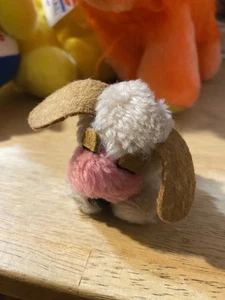 Vintage 1976 Wallace Berrie Cream Puff Mini Sleepy Puppy Dog Plush - Picture 1 of 13