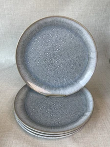 Barcela Made In Portugal Stoneware 11.25” Dinner Plates Set Of 4 Blue - Picture 1 of 6