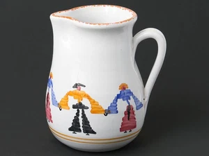 Jarra de cerámica pintada a mano Ceramiche Ignazia Mattana, Assemini Italia *COMO NUEVA* - Imagen 1 de 7