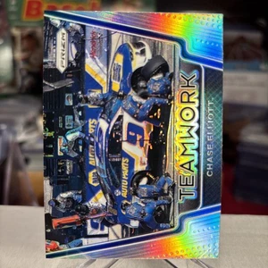 Chase Elliott 2021 Panini Prizm NASCAR Racing Silver Prizm Teamwork ⭐️ MINT GEM? - Picture 1 of 3