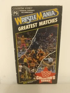 Vintage Wrestle Manias Greatest Matches Collectors Series With Box - Picture 1 of 6