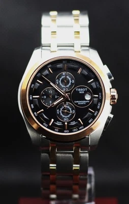Beautiful Tissot 1853 Chronograph In Black Dial Quartz Movement Watch With Date. - Image 1 of 4