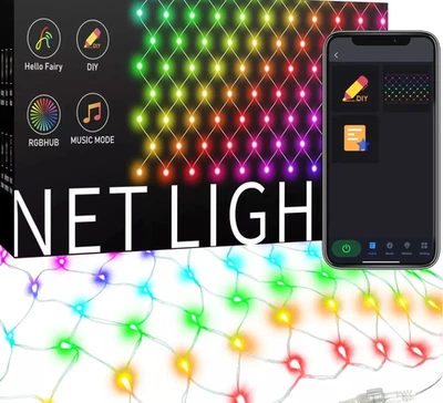 Avartar Controls Dynamic Net 360 Led Lights 5*12 FT Christmas Dec Smart Control - Image 1 of 4