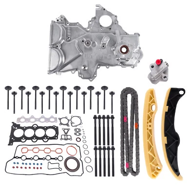 For 2012-2019 Kia Rio Hyundai Veloster 1.6L L4 Head Gasket Set w/ Oil Pump Cover - Image 1 of 4