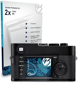 Bruni 2x Écran protecteur pour Leica M8 Protecteur d'écran Protection d'écran - Photo 1 sur 4