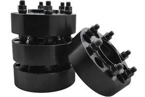 2" Hub Centric Wheel Adapters for Chevrolet Trailblazer + Mounting Lug Nuts - Picture 1 of 5