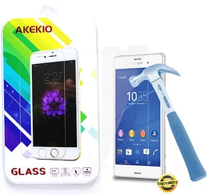 Tempered Glass Protection Film Glass Foil for sony Xperia Z3 - Picture 1 of 6