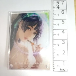 A76490 Bakemonogatari Cover of volume 15 Acrylic stand Panel Hitagi Senjougahara - Picture 1 of 4