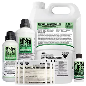 360 g/l Glyphosate Industrial Strength Weedkiller | Root-Killing Concentrate - Picture 1 of 18