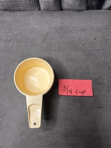 Tupperware 3/4 Cup Nesting Measuring Almond Beige #762 Replacement - Picture 1 of 4