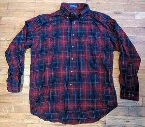 Pendleton Plaid Shirt - Men's Large - Worsted Wool Button Down - Sir Pendleton - Picture 1 of 18
