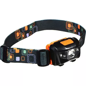 SHINING BUDDY 200 LATEST HALO FACED LED HEAD LAMP RED & WHITE LIGHT BLACK ORANGE - Picture 1 of 5