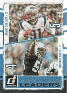 Donruss 2016 - Jamie Collins / Thomas Davis #16 líderes de la liga 🏈 - Imagen 1 de 1