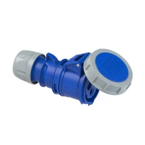 16Amp 3Pin Waterproof Blue Socket IP67 2P+E 230V PCE 2132-6 - Picture 1 of 2