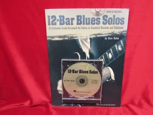 12-Bar Blues Solos Soft Cover Notation & Tablature Book With CD. - Picture 1 of 8