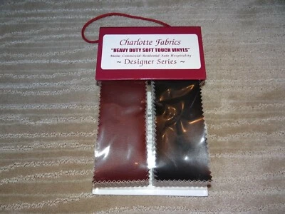 CHARLOTTE FABRICS Heavy Duty Soft Touch Vinyls Swatch Sample Book - Designer - Image 1 of 4
