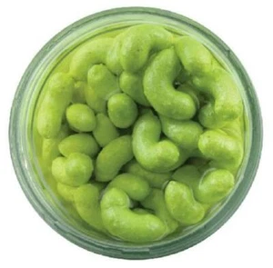 Berkley Gulp Chartreuse Maggots Fishing Bait 1.5 Oz Jar NEW - Picture 1 of 1