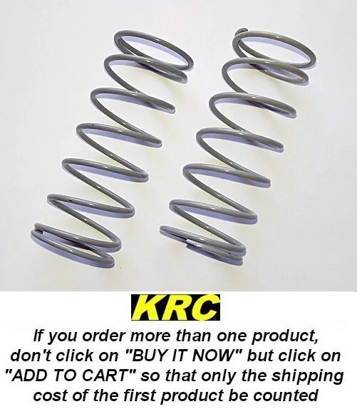 LOSA5455 LOSI 8IGHT/T/2.0/2.0T FRONT GREY SHOCK SPRINGS 5.6 LBS (SUPER HARD) (2) - Photo 1/1