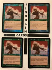 4x Foil Thorn Elemental 7th Edition x4 LP English Magic Actual Pics!