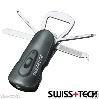 Genuine SWISS+TECH Swivel Tool ST60320 8-in-1 Knife Multi Tool In clamshell - Image 1 of 4