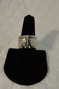 Handmade Sterling Silver Spinner Ring Size 9 New! - Picture 1 of 3