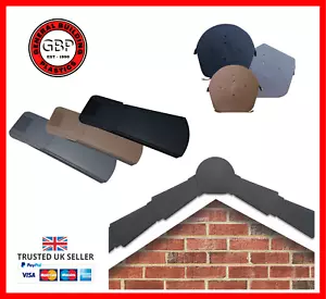 Easy-Trim Universal Dry Verge System for Gable Apex Plastic Roof Tile End Cap - Picture 1 of 13