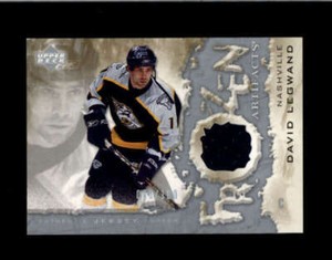 DAVID LEGWAND 2007/08 UPPER DECK ARTIFACTS FROZEN ARTIFACTS JERSEY #/100 BD2247