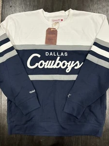 Nueva sudadera para hombre Dallas Cowboys MitcheIl & Ness polar Head Coach talla 4XL - Imagen 1 de 3