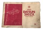 1983 DATSUN  NISSAN  280ZX Owner's Manual Model S130-D  -