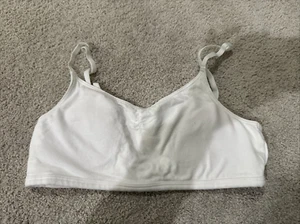 Abercrombie Kids White Sports Bra - 15/16 - Picture 1 of 3