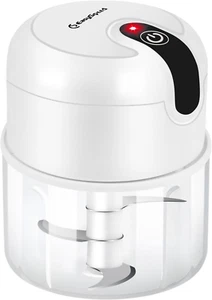 Electric Garlic Chopper 1Cup, Mini USB Charging Wireless Food Processor with 304 - Picture 1 of 12